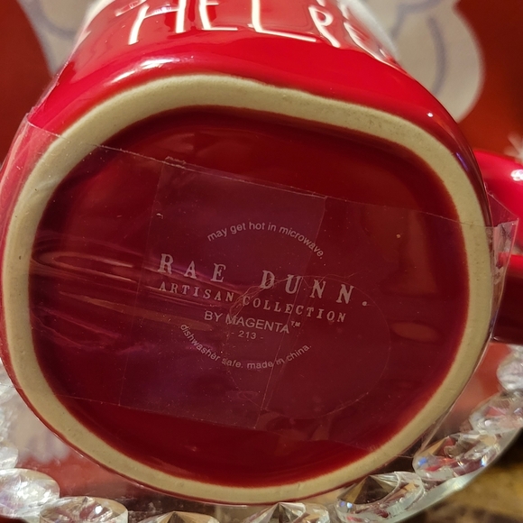 Santa's Helper Mug w/lid Topper • Rae Dunn - Picture 6 of 8